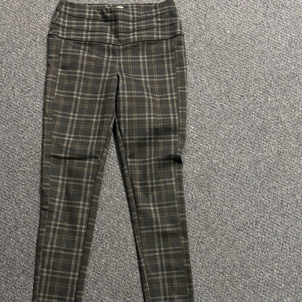 Rewind Charcoal Plaid Trousers
